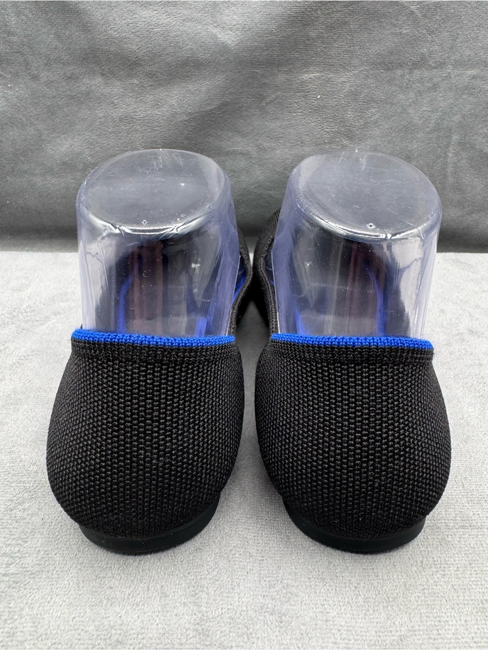 Rothy’s The Flat Ballet Flats Women’s Size 7.5 Black Round Toe Knit - Picture 10 of 14